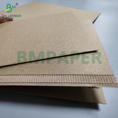 Kraftbraune Wellpapierplatte N Flöte für Logistikverpackungen 70 x 100 cm