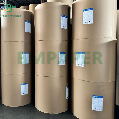 35gm 40gm Maschinenglas Brown Kraftpapier MGBK Rücken Kraftpapier Einseitig glänzend