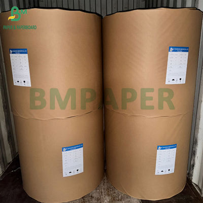 Kraftplatte 320g + 20g PE Naturbraunes Lebensmittelbecherpapier 32&quot; Rollen 3&quot; Kern 32 1 Meter Außendurchmesser