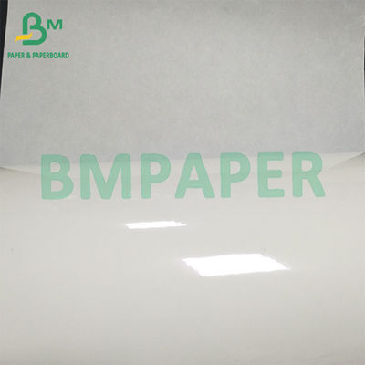 40-60 gm Einseitig glänzendes Glaspapier für Etikettrückpapier Weiß Gelb Blau
