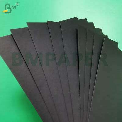 800gm Schwarzpapierbrett Fotoraum Doppelseitige Beschichtung Jungholz
