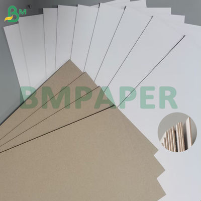 2 mm Duplex-Papier mit weißer Platte und grauen Rückblättern