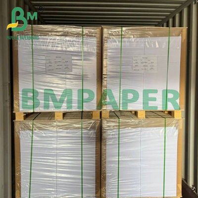 150gm hohe glänzende C2s Kunstpapier Weiße Seide Scheinplatte für Deckel