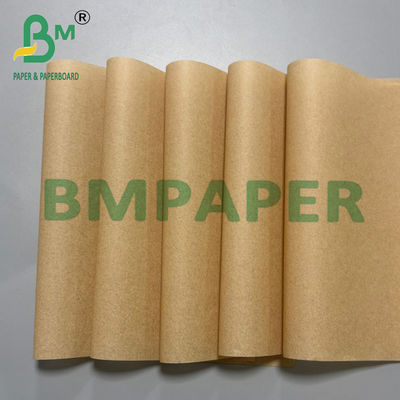 38 g braunes fettdichtes Papier 100% Jungfruchtzellstoff Wachsverpackung