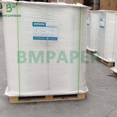 34 mm x 6000 m Weiße MG-Papierrolle 25 g 26 g zum Verpacken von Plastikstrohhalmen