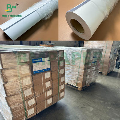 80gm weiße Graphpapierrolle 1220mm Breite x 150m Länge 3&quot; Kern OEM Kartonverpackung