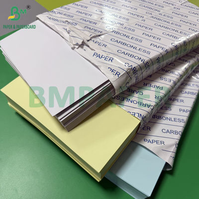 75 gr 78 gr Kohlenstofffreies Papier CF Gelb CFB Blau Buchstaben Größe 216x279mm Bild Schwarz