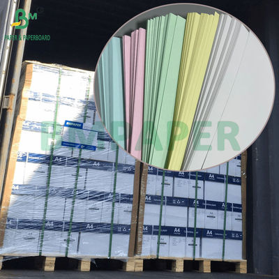 75 gr Digitales Drucken Kohlenstofffreies Papier CB Weiß CFB Gelb CF Rosa 9 x 11