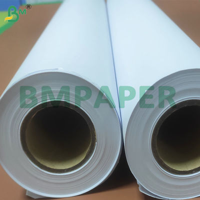 Hohe Steifigkeit 2/3 Zoll Kerngröße Weißes CAD-Plotter Druckpapier Rollen