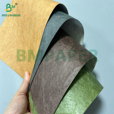 147cm Rolle Breite 0,55mm Abwasserlösliches PU Tyvek Papier für Frauen Taschen