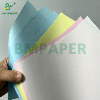 75gr 21,6 x 27,9cm NCR Kohlenstofffreies Papier mit CFB Rosa Blau Gelb