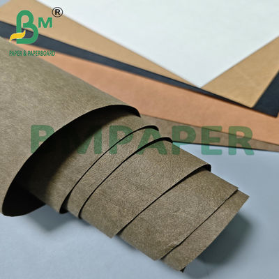 0.3mm 0,7mm Hellbraun Dauerhaftes Mehrfachverwendbares Kraft-Tex-Papier zur Lagerung von Lebensmitteln