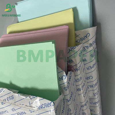 CB Weiß CF Blau CFB Pink 75GSM NCR Papiere 500 Blätter pro Packung 8,5 x 14 Zoll
