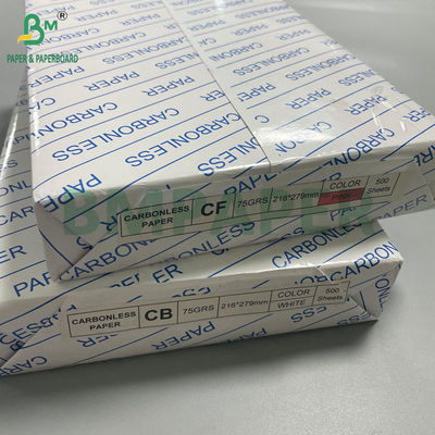 CB Weiß CF Blau CFB Pink 75GSM NCR Papiere 500 Blätter pro Packung 8,5 x 14 Zoll