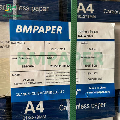 CB Weiß CF Blau CFB Pink 75GSM NCR Papiere 500 Blätter pro Packung 8,5 x 14 Zoll