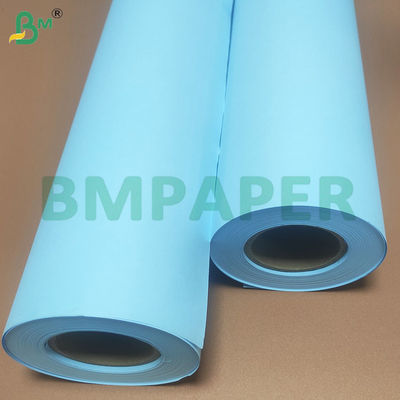 2 Zoll Kerngröße Klares Bild Doppelseitige Blaue Plotter Papier Rollen