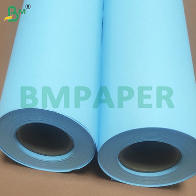 2 Zoll Kerngröße Klares Bild Doppelseitige Blaue Plotter Papier Rollen