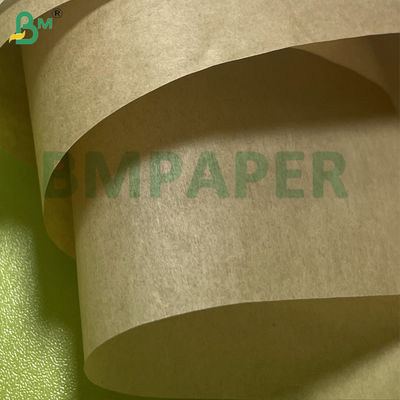 40gm 50gm druckbares Kit 7 Braunes, fettdichtes Papier für Hamburgerverpackungen