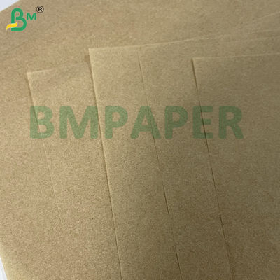 40gm 50gm druckbares Kit 7 Braunes, fettdichtes Papier für Hamburgerverpackungen