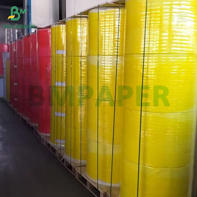 60g Kohlenstofffreies Papier NCR Rollen CB Weiß CF Farbig Custom 21cm - 200cm Breite