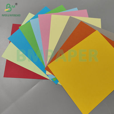 80gm 120gm Farbpapier ohne Beschichtung für Kunst Origami und Klebeblätter