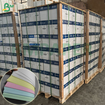60g 75g NCR Carbonless Paper Sheet For Application Forms Letter Size Black Image