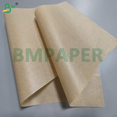 35 g/m² 38 g/m² braunes doppelseitiges Silikonölpapier für Grillen 24 x 36 Zoll