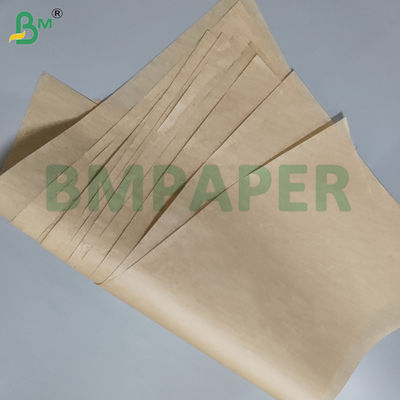 35 g/m² 38 g/m² braunes doppelseitiges Silikonölpapier für Grillen 24 x 36 Zoll