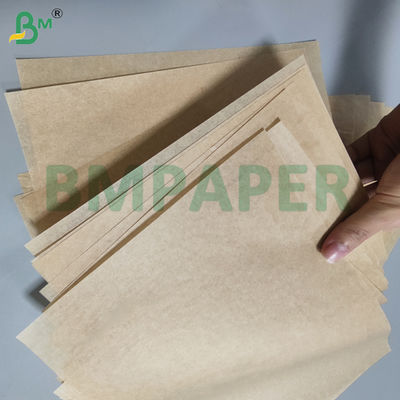 35 g/m² 38 g/m² braunes doppelseitiges Silikonölpapier für Grillen 24 x 36 Zoll