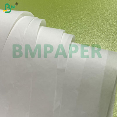 38 gm 100% biologisch abbaubares 1050 mm fettfestes weißes Pelleaglio-Papier zur Verpackung von Lebensmitteln
