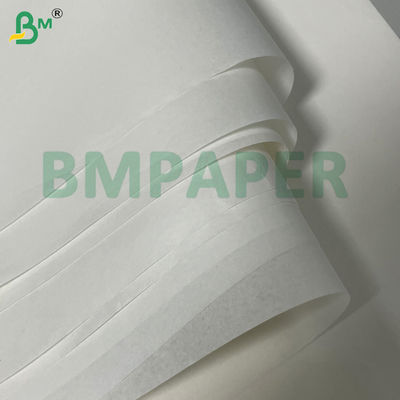 38 gm 100% biologisch abbaubares 1050 mm fettfestes weißes Pelleaglio-Papier zur Verpackung von Lebensmitteln