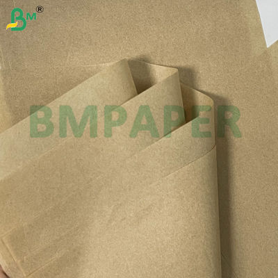 Braunes, weißes, natürliches, kompostierbares, fettabweisendes Papier 45 g/m² für Verpackung, Auskleidung, Hotdog-Verpackung