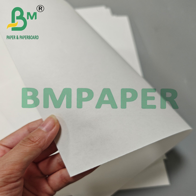 60g/m² fettbeständiges, lebensmittelechtes weißes Kraftpapier für Bäckertüten 12" x 1000 ft