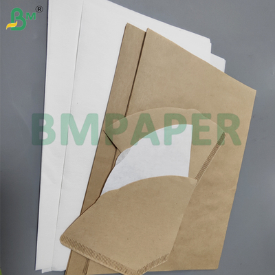 50gm Weiß-braunes Kaffeefilterpapier für Tropfkaffeemaschine Geschmacklos