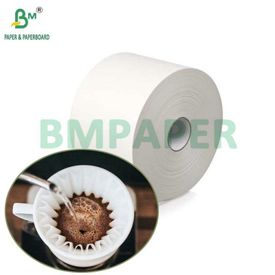 Lebensmittelechtes gebleichtes ungebleichtes 40GSM 50GSM Kaffeefilterpapier Rolle 1200mm