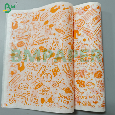 30 gsm fettfeste Wachspapierrollen zur Sandwichverpackung