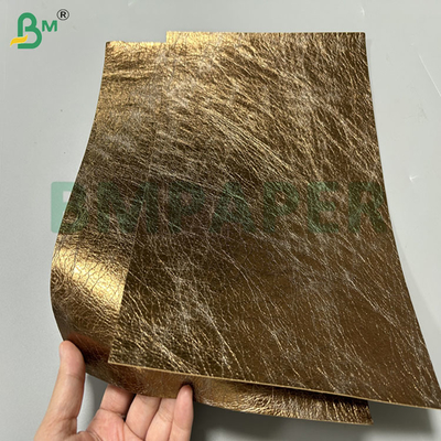 0,55 mm 0,8 mm 150 cm Breite Farbe Goldbraun Geknittertes Jacronpapier für Damentaschen