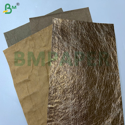 0,55 mm 0,8 mm 150 cm Breite Farbe Goldbraun Geknittertes Jacronpapier für Damentaschen