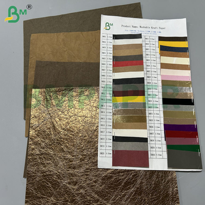 0,55 mm 0,8 mm 150 cm Breite Farbe Goldbraun Geknittertes Jacronpapier für Damentaschen