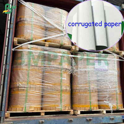 1.1mm Weißes einseitiges F-Welle Wellpappe für Verpackungskarton 787 x 1092mm