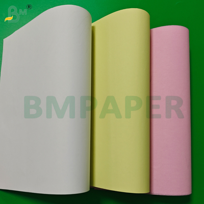 75gsm 80gsm Weiß Rosa Grün Gelb Klare Abbildung NCR Papierrollen