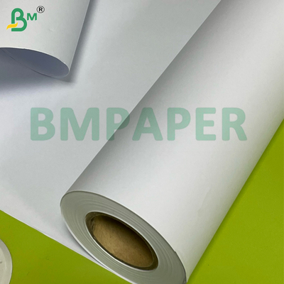 80g/m² 610*50m unbeschichtetes weißes Papier mit guter Tintenaufnahme für CAD-Plotter