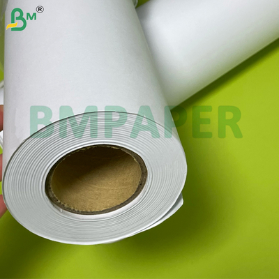 80g/m² 610*50m unbeschichtetes weißes Papier mit guter Tintenaufnahme für CAD-Plotter