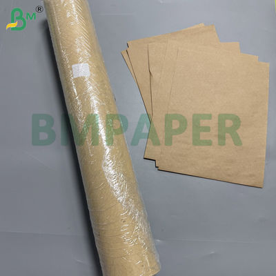 60g Unbleached Brown Kraft Paper Rolls For packaging Width 600mm 900mm