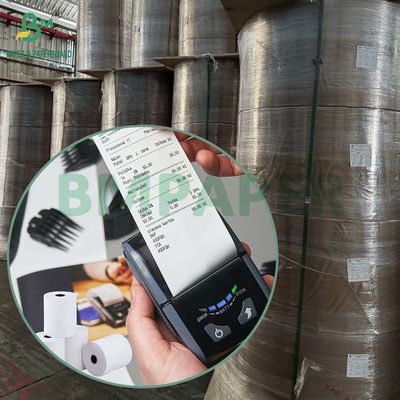 80GSM 90GSM oberflächenbeschichtete Thermopapier-Kassenrollen 490MM