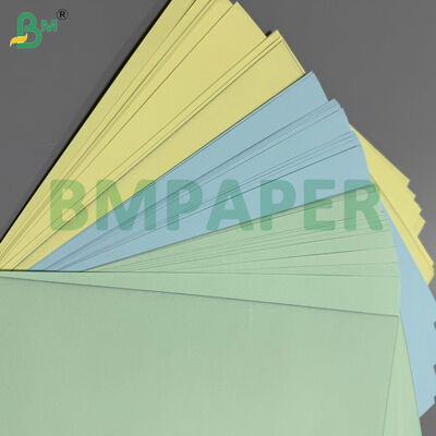 55gm A4 Kohlenstofffreies Kopierpapier CB Weiß CF Farbe NCR Papier, Blau Bild