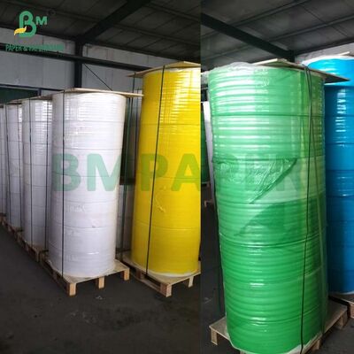 80 gm Weißes CB und 56 gm Gelbes CF Kohlenstofffreies NCR-Papier 22 x 34