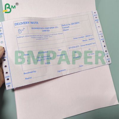 Regelmäßiges 20 lb Kohlenstofffreies Papier 8,5 "x 11" Mehrfarbiges NCR-Papier