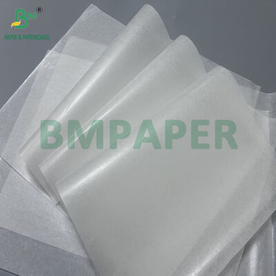 40gsm 50gsm Wax Coating 1 Side Oil Resistant Paper for Food Wrapping 20" x 20"