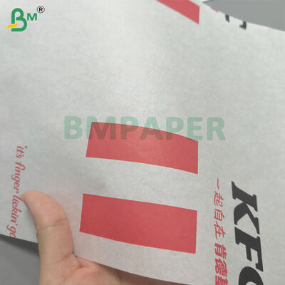 Kit 5 White Deli Paper 50gsm For Food Basket Liners Grease Resistant